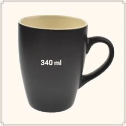 OTIX Koffiekopjes - Met Oor - Set Van 6 - Theekoppen - 340ml - Zwart - Keramiek 11 OTIX Koffiekopjes - Met Oor - Set Van 6 - Theekoppen - 340ml - Zwart - Keramiek -Keukengerei Winkel 1200x1200 1290