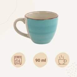 Orange85 Espresso Kopjes - Koffie - Set Van 6 - Meerdere Kleuren - 100 Ml - Aardewerk - Glazen - Met Oor - Koffiekopjes 9 Orange85 Espresso Kopjes - Koffie - Set Van 6 - Meerdere Kleuren - 100 Ml - Aardewerk - Glazen - Met Oor - Koffiekopjes -Keukengerei Winkel 1200x1200 1292