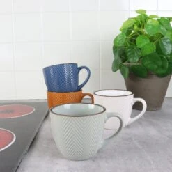 OTIX Koffiekopjes - Met Oor - Set Van 4 - Verschillende Kleuren - Aardewerk - 250 Ml 12 OTIX Koffiekopjes - Met Oor - Set Van 4 - Verschillende Kleuren - Aardewerk - 250 Ml -Keukengerei Winkel 1200x1200 1297