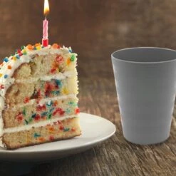 Luxe Herbruikbare Drinkbekers Van In Round – 5 Stuks – Grijs – Plastic / Kunststof – Drinkbeker Voor Volwassenen En Kinderen – Alternatief Voor Wegwerp Bekers – Drink Beker – Limonadeglazen Sapglazen – Camping Servies – Onbreekbare Glazen – Beerpong -Keukengerei Winkel 1200x1200 1313