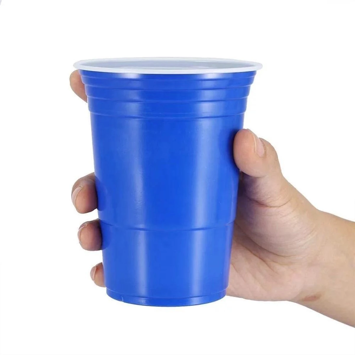 Merkloos Blue Cups - 50stuk(s) - 475ml - Party Cups - Beerpong - Drankspel - Beerpong Bekers - Plastic Bekers 2 Merkloos Blue Cups - 50stuk(s) - 475ml - Party Cups - Beerpong - Drankspel - Beerpong Bekers - Plastic Bekers - Afbeelding 2