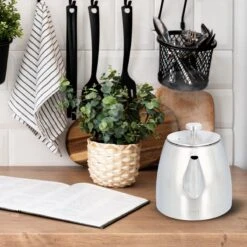 Vaja® Theepot Camille Met Filter - Zilver - 1.0L - RVS Dubbelwandig - Theekan -Keukengerei Winkel 1200x1200 1400