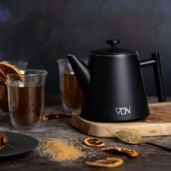 VDN RVS Theepot Dubbelwandig Met Filter - Zwarte Theekan 1 Liter - 902 -Keukengerei Winkel 1200x1200 1410