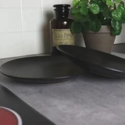 Orange85 Bordenset - Dinerbord - Borden - Plat - Set Van 6 - Mat Zwart - Diameter 27cm - Aardewerk - Servies -Keukengerei Winkel 1200x1200 1440