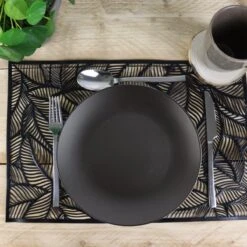 Orange85 Bordenset - Dinerbord - Borden - Plat - Set Van 6 - Mat Zwart - Diameter 27cm - Aardewerk - Servies -Keukengerei Winkel 1200x1200 1441