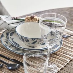 Riviera Maison Bord, Dinerbord, Servies, Tafeldecoratie Voor Eetkamer, Keuken - First Catch Dinner Plate - Blauw - Keramiek - 1 Stuk -Keukengerei Winkel 1200x1200 1501