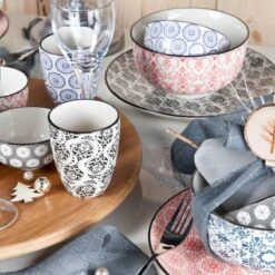 Cosy&Trendy Delirio Dinerbord - Ø 23.5 Cm - Set-6 -Keukengerei Winkel 1200x1200 1509