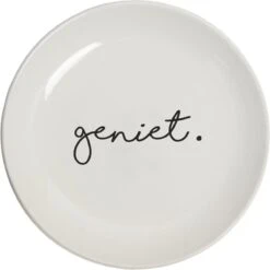 Bord Set Van 4 Stuks ø15cm . Met Tekst Geniet / Lekker/ Vandaag Is Mijn Lievelingsdag /hondje Gusta -Keukengerei Winkel 1200x1200 1511