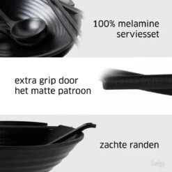 Gadgy Noodle Kom Set - 2 Kommen, 2 Paar Eetstokjes En 2 Lepels - Noodle Bowl - Japans Servies -Keukengerei Winkel 1200x1200 1547