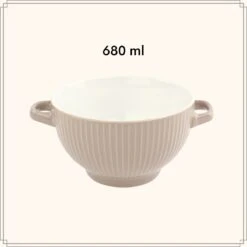 OTIX Soepkommen - Set Van 6 - Met Oor - Stapelbaar - Aardewerk - 680 Ml - 6 Kleuren -Keukengerei Winkel 1200x1200 1574