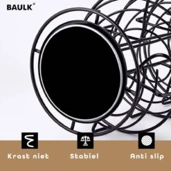 Eiermand – Eierrek – Eierhouder – Eieren – 360° - Zwart - Pasen - 39 Eieren - BAULK® -Keukengerei Winkel 1200x1200 1628