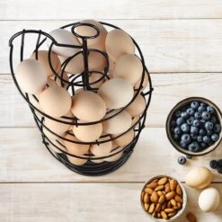 Eiermand – Eierrek – Eierhouder – Eieren – Zwart - Pasen - Tot 40 Eieren - 360° - BAULK® 15 Eiermand – Eierrek – Eierhouder – Eieren – Zwart - Pasen - Tot 40 Eieren - 360° - BAULK® -Keukengerei Winkel 1200x1200 1650