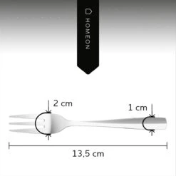 Gebaksvorkjes - Set Van 12 Taartvorkjes - Rvs - 13,5 Cm -Keukengerei Winkel 1200x1200 1673
