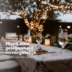 LaCardia Bestekset Glans Zwart – 24-delig Bestek – 6 Persoons – Bestek Zwart Voor 6 Personen -Keukengerei Winkel 1200x1200 1688