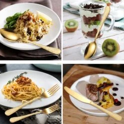 40-delige RVS Snakeskin Bestekset- Geschikt Voor8-personen -trendy Design-goud -Keukengerei Winkel 1200x1200 1700