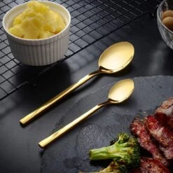 Cadeau 30-delige Gouden Zilverwerk Set Bestekset, Velaze 18/10 Roestvrijstalen Gebruiksvoorwerpen Service Voor 6 Personen Inclusief Dinerlepel, Diner Vork, Diner Mes, Dessertvork En Theelepel, Spiegel Gepolijst Ontwerp -Keukengerei Winkel 1200x1200 1717