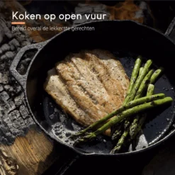 Ocina Gietijzeren Pan – ø30,5cm - Skillet - Koekenpan – Hapjespan – Koekenpan Inductie – Koekenpannenset - Gietijzeren Pan Bbq - Gietijzer -Keukengerei Winkel 1200x1200 178