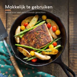 Ocina Gietijzeren Pan – ø30,5cm - Skillet - Koekenpan – Hapjespan – Koekenpan Inductie – Koekenpannenset - Gietijzeren Pan Bbq - Gietijzer -Keukengerei Winkel 1200x1200 180