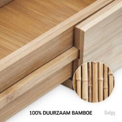 Gadgy Uitschuifbare Bestekbak - Uitschuifbare Bestekcassette Hout - Besteklade - Ladeverdeler - 6/8 Vakken - Bamboe -Keukengerei Winkel 1200x1200 1829
