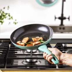 VitaVerde Expert Koekenpannenset Ø 20cm + Ø 24cm + Ø 28cm - Turquoise - Inductie - PFAS-vrij -Keukengerei Winkel 1200x1200 185