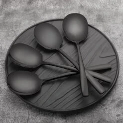 House Of Husk® Opscheplepel Set - Zwart - Serveerlepel - Groetelepel - Aardappellepel - 21cm - RVS - 4 Stuks -Keukengerei Winkel 1200x1200 1946