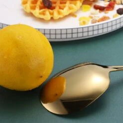 House Of Husk® Opscheplepel Set - Goud - Serveerlepel - Groetelepel - Aardappellepel - 21cm - RVS - 4 Stuks -Keukengerei Winkel 1200x1200 1952