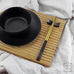 House Of Husk Eetstokjes Houder Set - Chopstick Holder - Zwart - Sushi Servies - RVS - 5 Stuks -Keukengerei Winkel 1200x1200 2016