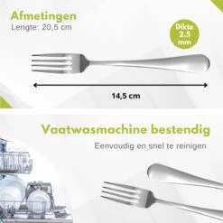 Hendi Tafelvork - Profi Line Tafelvorken - 20,5cm - RVS 18/0 ( Set Van 6 ) -Keukengerei Winkel 1200x1200 2027