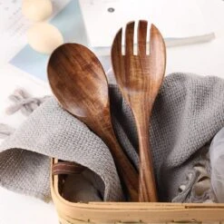 Merkloos Slabestek - Slalepel - Opscheplepel - 26 Cm - Hout -Keukengerei Winkel 1200x1200 2062