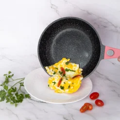 Royalty Line Inductie Pannenset - Luxe 14-delige Pannenset Marmeren Coating - Pannen Met Afneembare Handvaten - Oven-Ready - PFAS-Vrij - Voor Alle Warmtebronnen - Afneembare Koudgrepen - Antiaanbaklaag - Koekenpan Met Glazen Deksels - Roze -Keukengerei Winkel 1200x1200 295