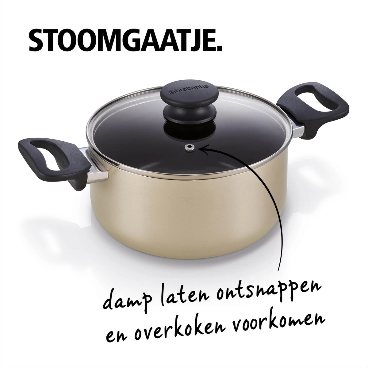 BRABANTIA START 2 COOK Pannenset - 4 Delig - Inductie - Keramische Anti Aanbaklaag - Pfas Vrij 4 BRABANTIA START 2 COOK Pannenset - 4 Delig - Inductie - Keramische Anti Aanbaklaag - Pfas Vrij - Afbeelding 4
