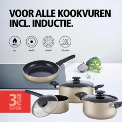 BRABANTIA START 2 COOK Pannenset - 4 Delig - Inductie - Keramische Anti Aanbaklaag - Pfas Vrij 9 BRABANTIA START 2 COOK Pannenset - 4 Delig - Inductie - Keramische Anti Aanbaklaag - Pfas Vrij -Keukengerei Winkel 1200x1200 307