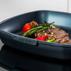 Westinghouse Performance Series - Grillpan Inductie 28cm - Luxe Grillpan - Blauw - Steakpan - Geschikt Voor Alle Warmtebronnen Inclusief Inductie En Ovenbestendig -Keukengerei Winkel 1200x1200 504