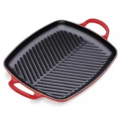 Le Creuset Rechthoekige Grill 30cm Kersenrood -Keukengerei Winkel 1200x1200 514