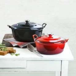 Le Creuset Braadpan Faitout Tradition Kersenrood - ø 24 Cm / 3 Liter -Keukengerei Winkel 1200x1200 524