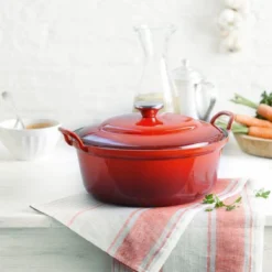 Le Creuset Braadpan Faitout Tradition Kersenrood - ø 24 Cm / 3 Liter -Keukengerei Winkel 1200x1200 525
