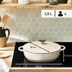 Tefal LOV Lage Braadpan - 3.8L - Ø28 Cm - Beige -Keukengerei Winkel 1200x1200 539