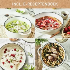 Tefal LOV Lage Braadpan - 3.8L - Ø28 Cm - Beige -Keukengerei Winkel 1200x1200 540