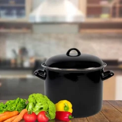 Orange85 Soeppan - Stamppot Pan - Inductie - Zwart - 8 Liter - Staal - Alle Warmtebronnen -Keukengerei Winkel 1200x1200 644