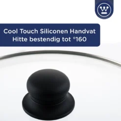 Westinghouse Steelpan Inductie - Ø 18 Cm - Zwart Marmer - Met Deksel - Sauspan -Keukengerei Winkel 1200x1200 65