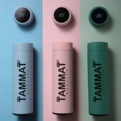 Slimme Thermosfles Met LCD Temperatuur Display - Curver Isolatiefles 500 ML - Rubber Coating - Dubbelwandige Thermosfles - Thermosbeker - Isoleerfles - Thermoskan - Travel Mug - Bidon Drinkfles - Koffiebeker - Drinkflessen - RVS - Smart Thermos -Keukengerei Winkel 1200x1200 860