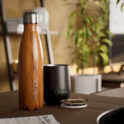 TIGR Cups - Drinkbekers - Thermosbekers - RVS - Set Van 2 - 350ml - Zwart/Rosé Goud -Keukengerei Winkel 1200x1200 973