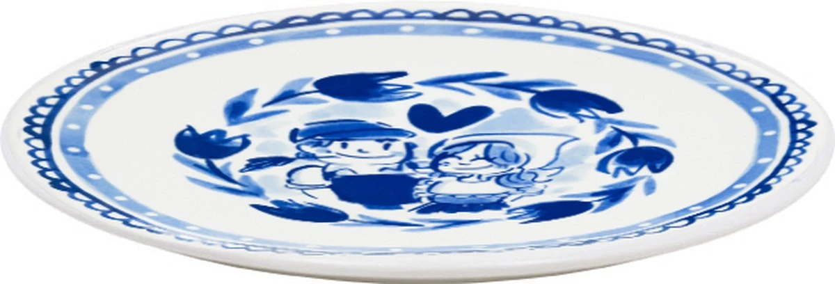 Blond Amsterdam, Delfts Blond, Ontbijtbord Tulp 22cm 2 Blond Amsterdam, Delfts Blond, Ontbijtbord Tulp 22cm - Afbeelding 2