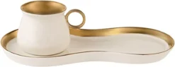 Karaca -Delon- Set Van 2 Koffiekopset-voor Twee Personen-Turkse Koffie-espresso-wit-gold-porselein- -Keukengerei Winkel 1200x461 1