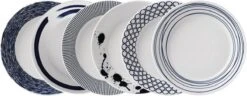 Royal Doulton Pacific - Pastaborden / Bordenset - Porselein - Wit / Blauw - ⌀ 22 Cm - 6 Stuks 14 Royal Doulton Pacific - Pastaborden / Bordenset - Porselein - Wit / Blauw - ⌀ 22 Cm - 6 Stuks -Keukengerei Winkel 1200x467 3