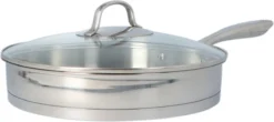 4goodz Dubbelwandige RVS Hapjespan Met Deksel 28 Cm - Zilver -Keukengerei Winkel 1200x536 1