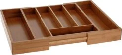 Excellent Houseware Bestekbak Hout Uitschuifbaar -Keukengerei Winkel 1200x546 1