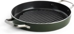Dagelijkse Kost Keramische Grillpan - Ø28cm - PFAS-vrij - 2 Grepen