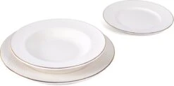 LeRijn® Serviesset Deventer 8 Persoons - 24 Delig - Licht Crème Wit Met Gouden Rand En Motief - Dinerborden - Soepborden - Dessertborden - Borden Servies - Bordenset 23 LeRijn® Serviesset Deventer 8 Persoons - 24 Delig - Licht Crème Wit Met Gouden Rand En Motief - Dinerborden - Soepborden - Dessertborden - Borden Servies - Bordenset -Keukengerei Winkel 1200x598