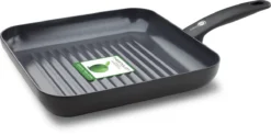 GreenPan Cambridge Grillpan 28cm - Zwart - Inductie - PFAS-vrij -Keukengerei Winkel 1200x599 1
